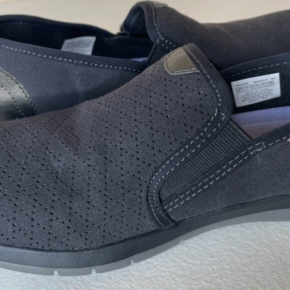 Aravon Wembly Side Zip Faux Suede Shoes Size 8.5 Narrow - Picture 12 of 16